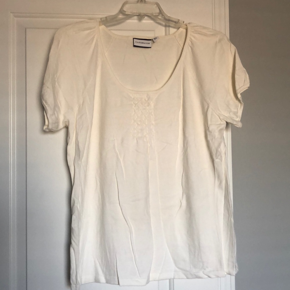 Croft & Barrow Ivory Top